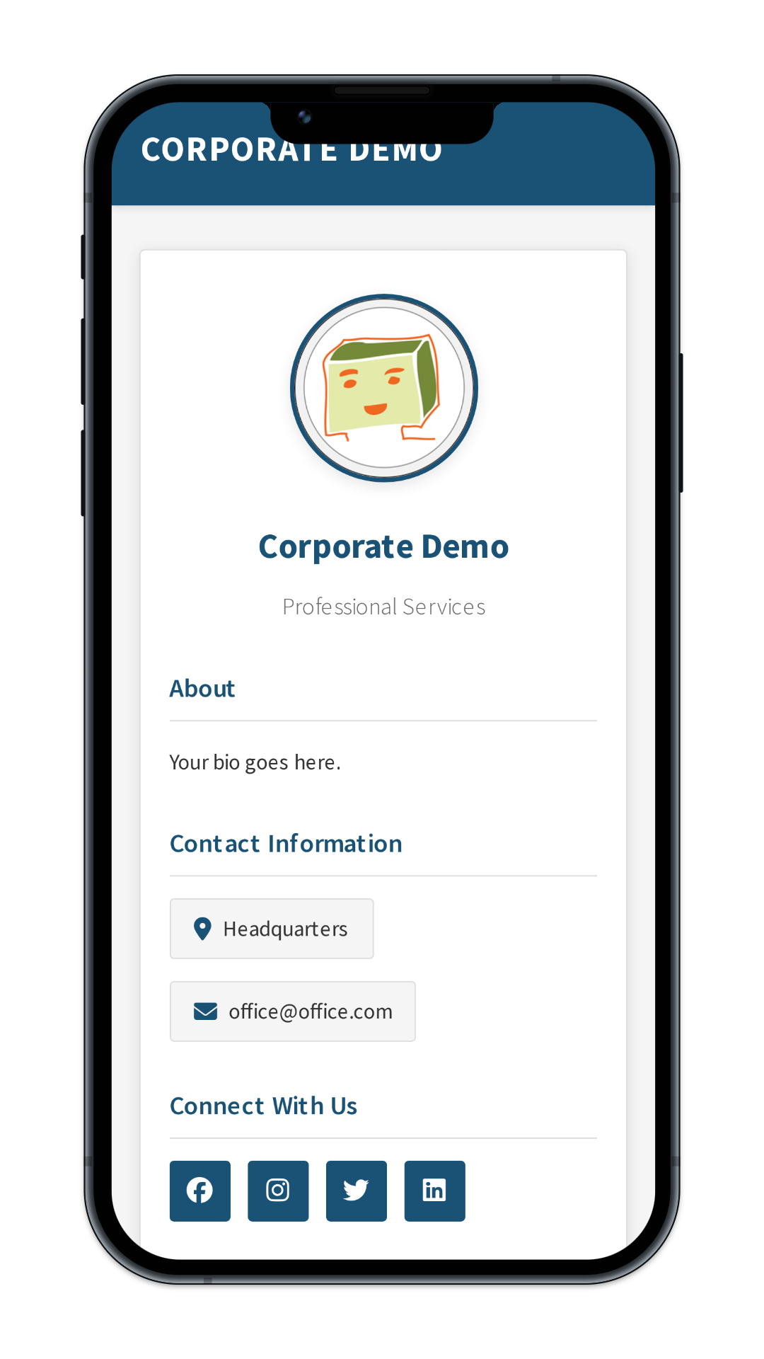 Corporate Demo preview
