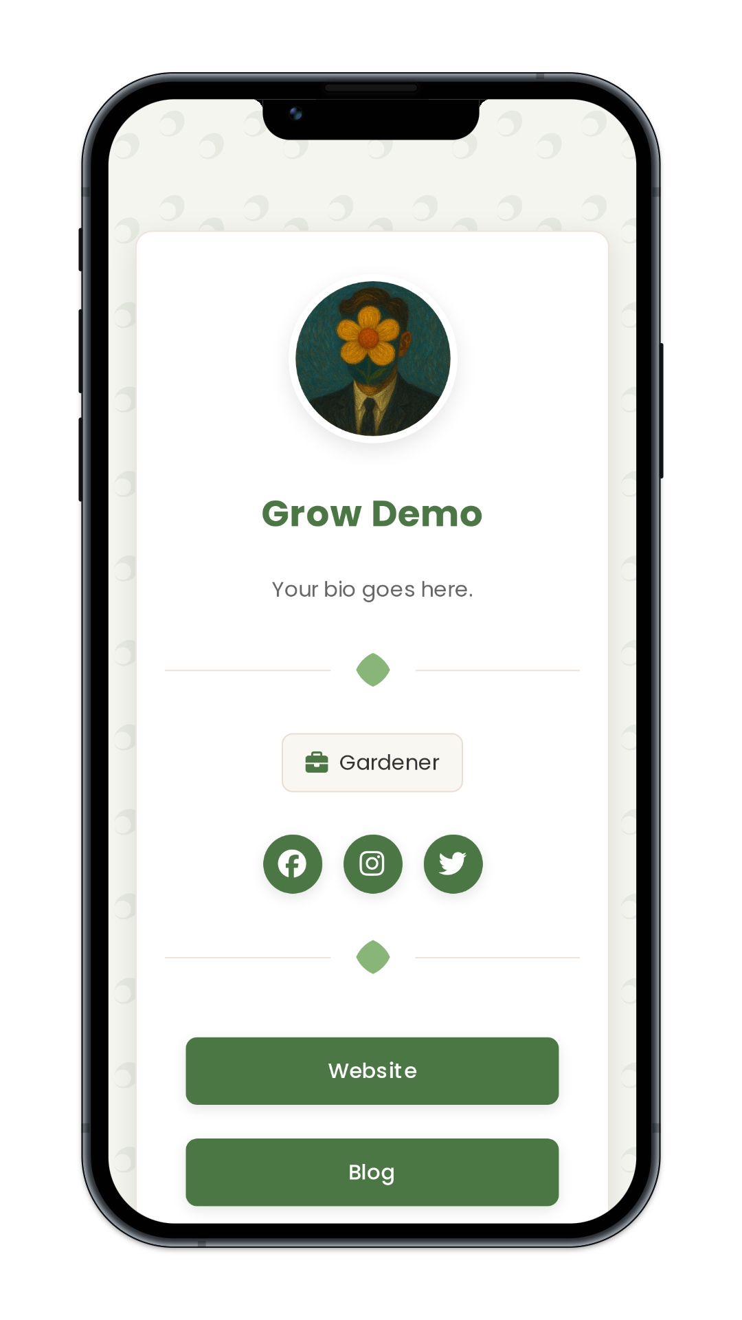 Grow Demo preview