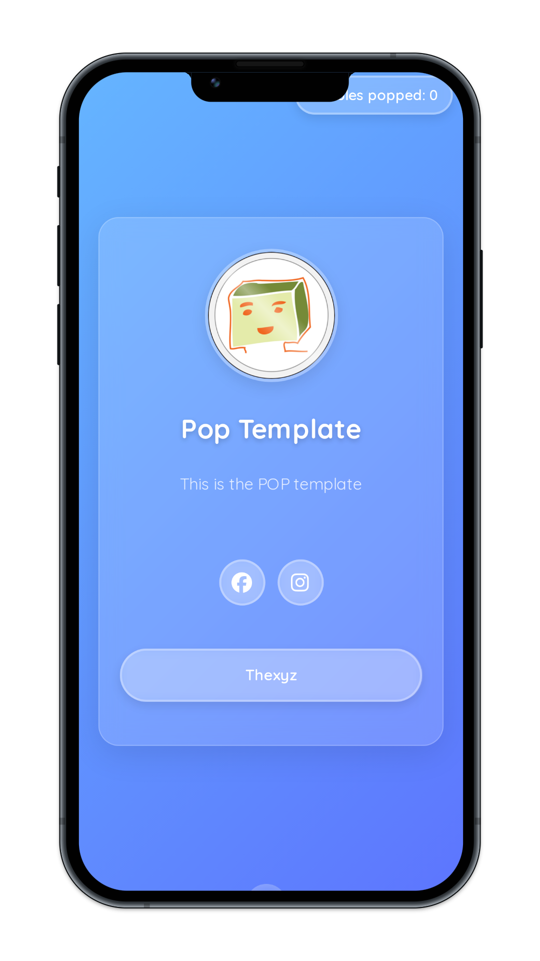 Pop Template preview